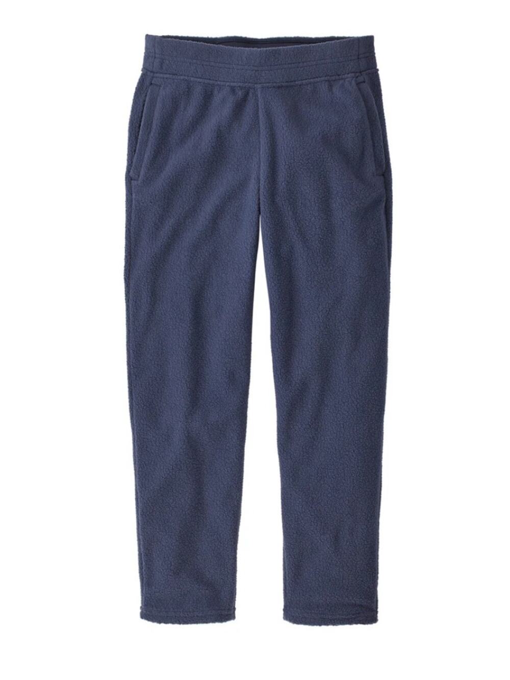 Patagonia Women’s Shearling Crop Pants Navy Blue Fleece Size Medium